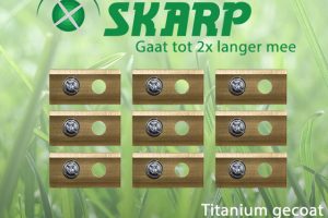 Skarp robotmaaier mesjes voor Fuxtec – set van 9