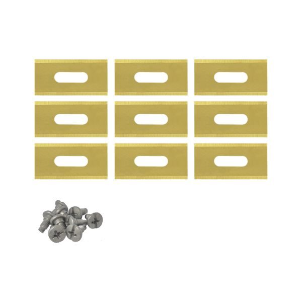 Endurance mesjes voor Gardena robotmaaier titanium gecoat - Set van 9