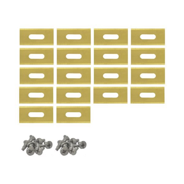 Endurance mesjes voor Gardena robotmaaier titanium gecoat - Set van 90