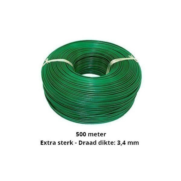 Perimeterdraad extra sterk voor Medion - 3,4 mm - 500 meter Perimeterdraad extra sterk voor Medion - 3,4 mm - 500 meter