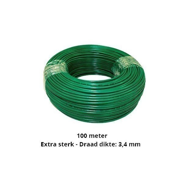 Perimeterdraad extra sterk voor Texas - 3,4 mm - 100 meter