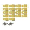 Robotmaaier mesjes voor Powerplus titanium gecoat - Set van 90