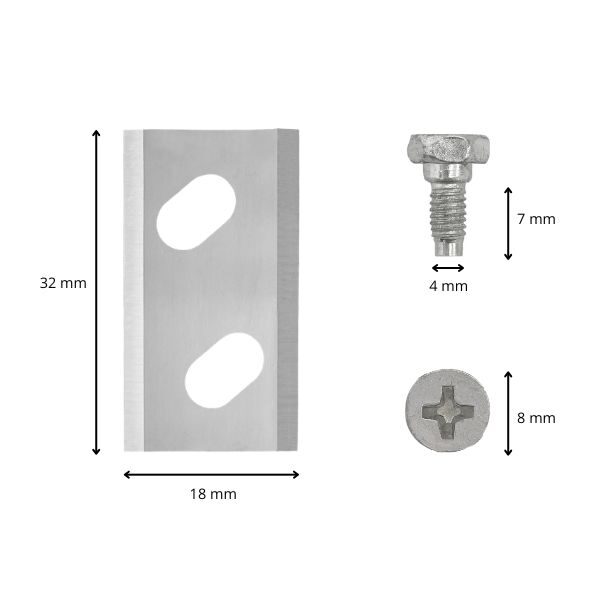 Robotmaaier mesjes voor Robomow RK modellen afmetingen