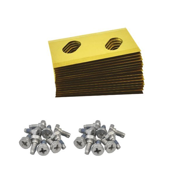 Robotmaaier mesjes voor Robomow RK modellen titanium gecoat 2