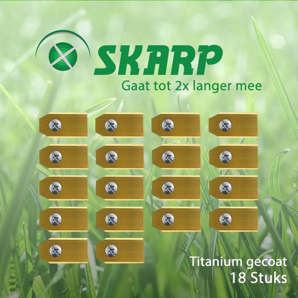 Skarp automower mesjes voor Husqvarna - Set van 18 Skarp automower mesjes voor Husqvarna - Set van 18