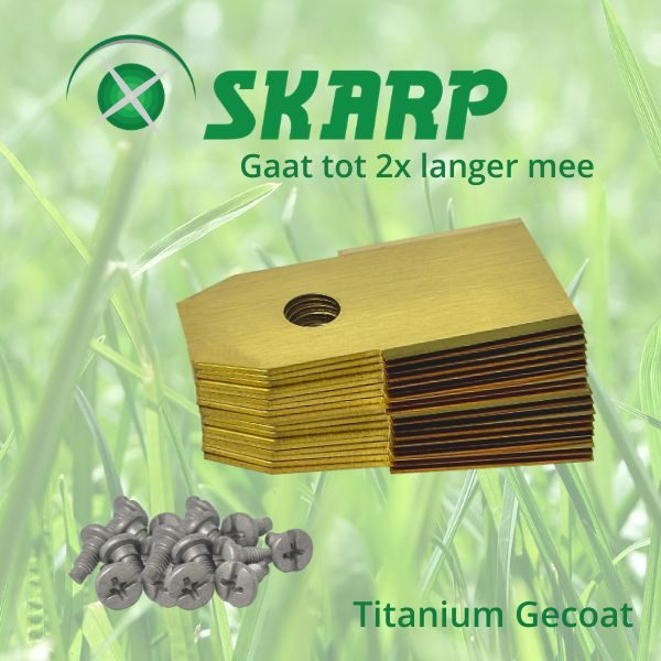Skarp robotmaaier mesjes voor McCulloch - Set van 18