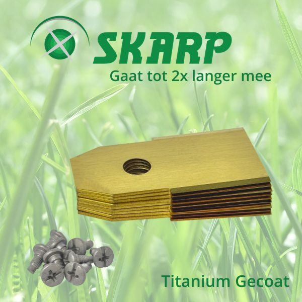 Skarp robotmaaier mesjes voor McCulloch - Set van 9