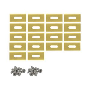 Endurance mesjes voor Sunseeker robotmaaier titanium gecoat - Set van 18