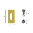 Endurance mesjes voor Sunseeker robotmaaier titanium gecoat afmetingen