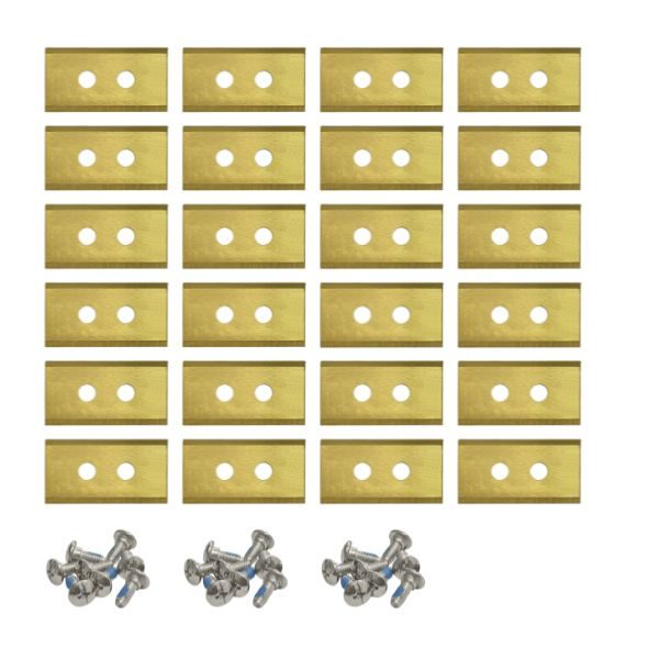 Robotmaaier mesjes voor Mammotion LUBA YUKA titanium gecoat – set van 96