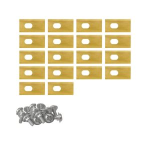 Robotmaaier mesjes voor MOVA – set van 60 titanium gecoat